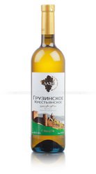 вино Krestyanskoe Lazi white 0.75 л белое полусладкое 