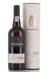 Andresen Colheita 1991 in Tube - портвейн Андресен Колейта 1991 год 0.75 л в тубе