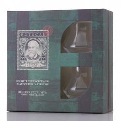 Botucal Reserva Exclusiva gift box with 2 glasses - ром Ботакал Ресерва Эксклюзива в подарочном наборе с 2 бокалами 0.7 л