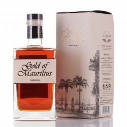 Gold of Mauritius Dark Rum gift box - ром Голд оф Мауритиус Дарк в подарочной упаковке 0.7 л