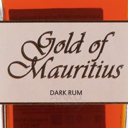 Gold of Mauritius Dark Rum gift box - ром Голд оф Мауритиус Дарк в подарочной упаковке 0.7 л