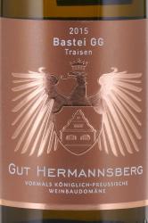 вино Traisen Bastei GG Riesling Troken 0.75 л этикетка