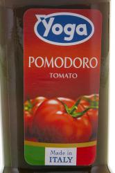 Yoga Pomodoro Juice - сок Йога Томат 0.2 л этикетка