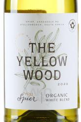вино Spier The Yellow Wood Organic White Blend 0.75 л этикетка