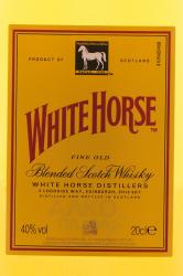 White Horse - виски Уайт Хорс 0.35 л