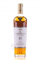 Macallan Double Cask Matured 15 years old gift box - виски Макаллан Дабл Мейчурд 15 лет 0.7 л в п/у