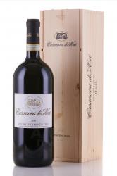 Casanova di Neri Brunello di Montalcino 2016 wooden box - вино Казанова ди Нери Брунелло ди Монтальчино красное сухое в деревянной коробке 1.5 л