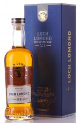 Loch Lomond Single Malt 21 years old in gift box - виски Лох Ломонд Сингл Молт 21 год 0.7 л в п/у