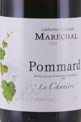 вино Catherine et Claude Marechal Pommard La Chaniere 0.75 л этикетка