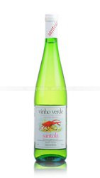 Santola DOC Vinho Verde - вино Сантола DOC Виньо Верде зелёное 0.75 л белое полусухое