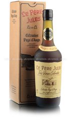 кальвадос Le Pere Jules 40 ans 0.7 л в подарочной коробке