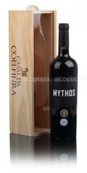 вино Casal de Coeleira Mythos 0.75 л красное сухое в деревянной коробке