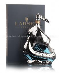 Larsen Cognac - коньяк Ларсен Файн Шампань Корабль Викингов 0.7 л платиновый