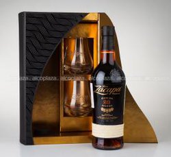 Zacapa Solera Gran Reserva 23 years - ром Закапа Солера Гран Ресерва 23 года в п/у + 2 стакана 0.7 л