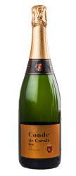 Conde de Caralt Cava Brut Nature - игристое вино Конде де Каральт Кава Брют Натюр 0.75 л