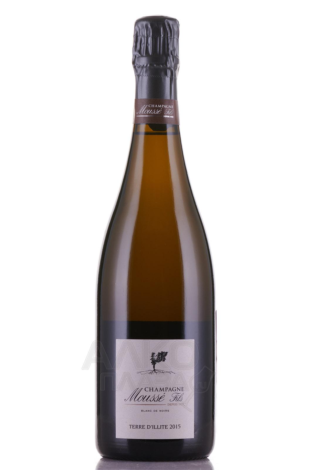 Terre D’Illite Blanc de Noirs Mousse Fils - шампанское Терр диллит Муссе Фис Брют 0.75 л
