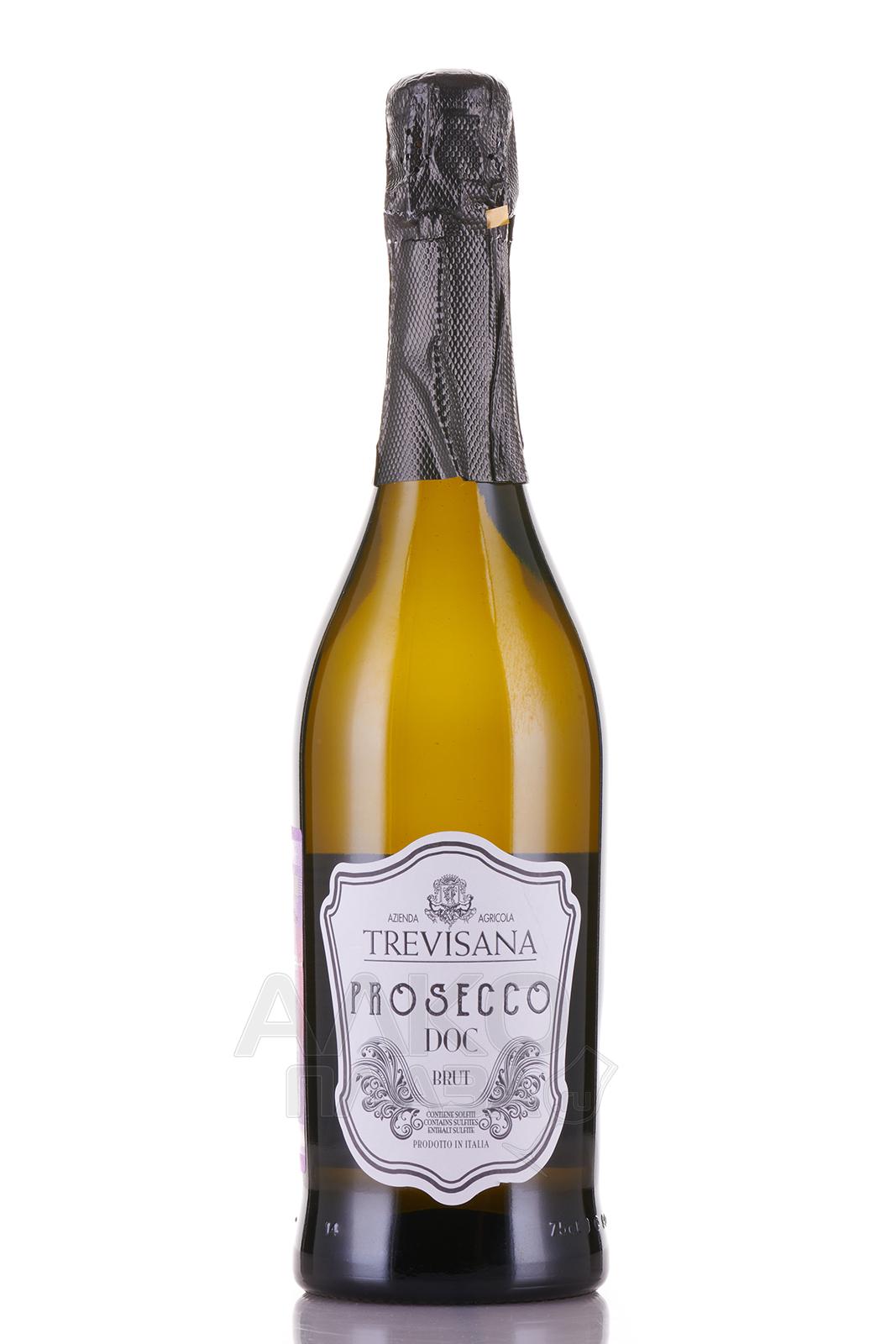 Trevisana Prosecco Brut DOC - вино игристое Тревизана Просекко Брют ДОК 0.75 л белое брют