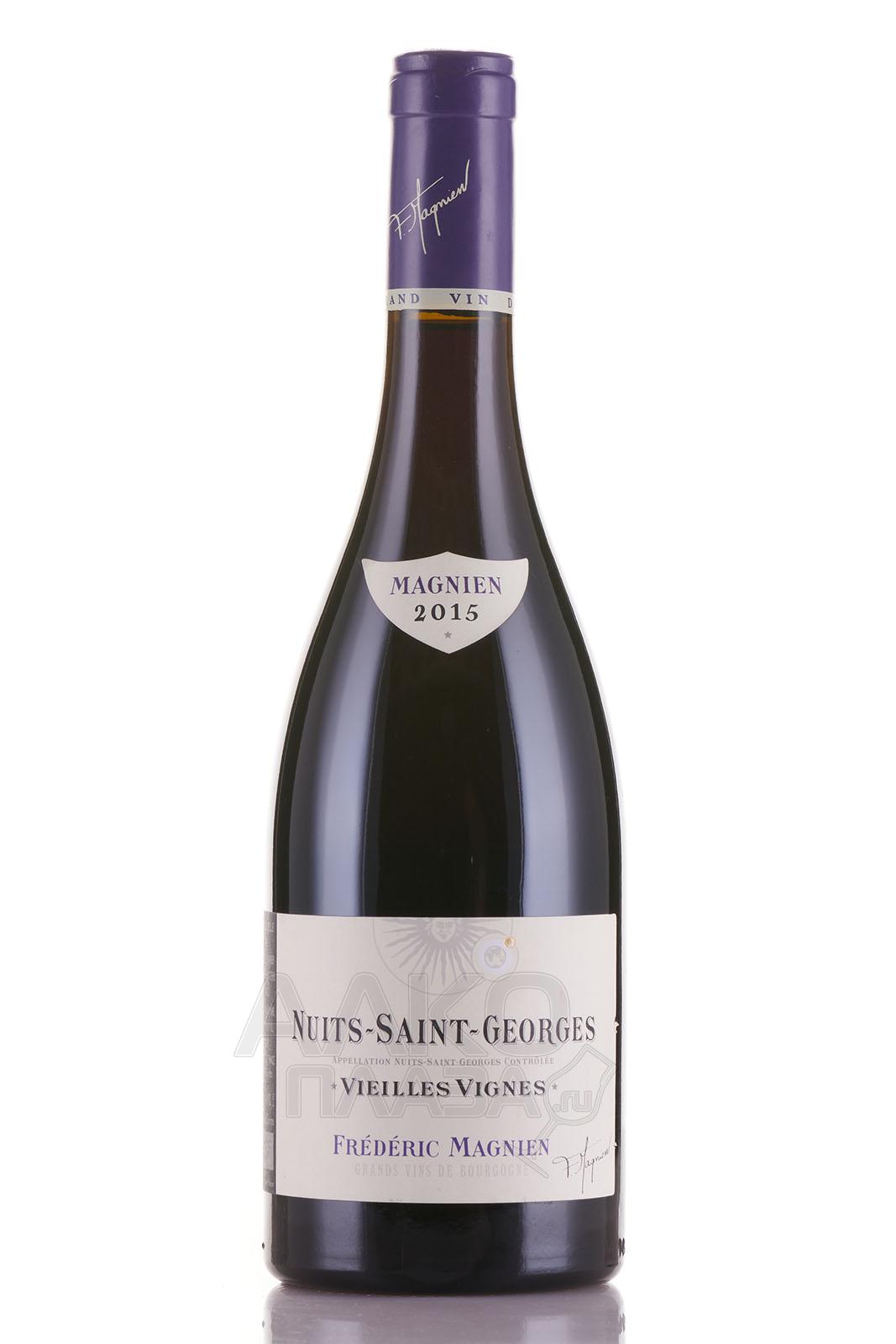 Frederic Magnien Nuits-Saint-Georges Vieilles Vignes AOC 0.75l Французское вино Фредерик Маньен Нюи-Сен-Жорж Вьей Винь 0.75 л.
