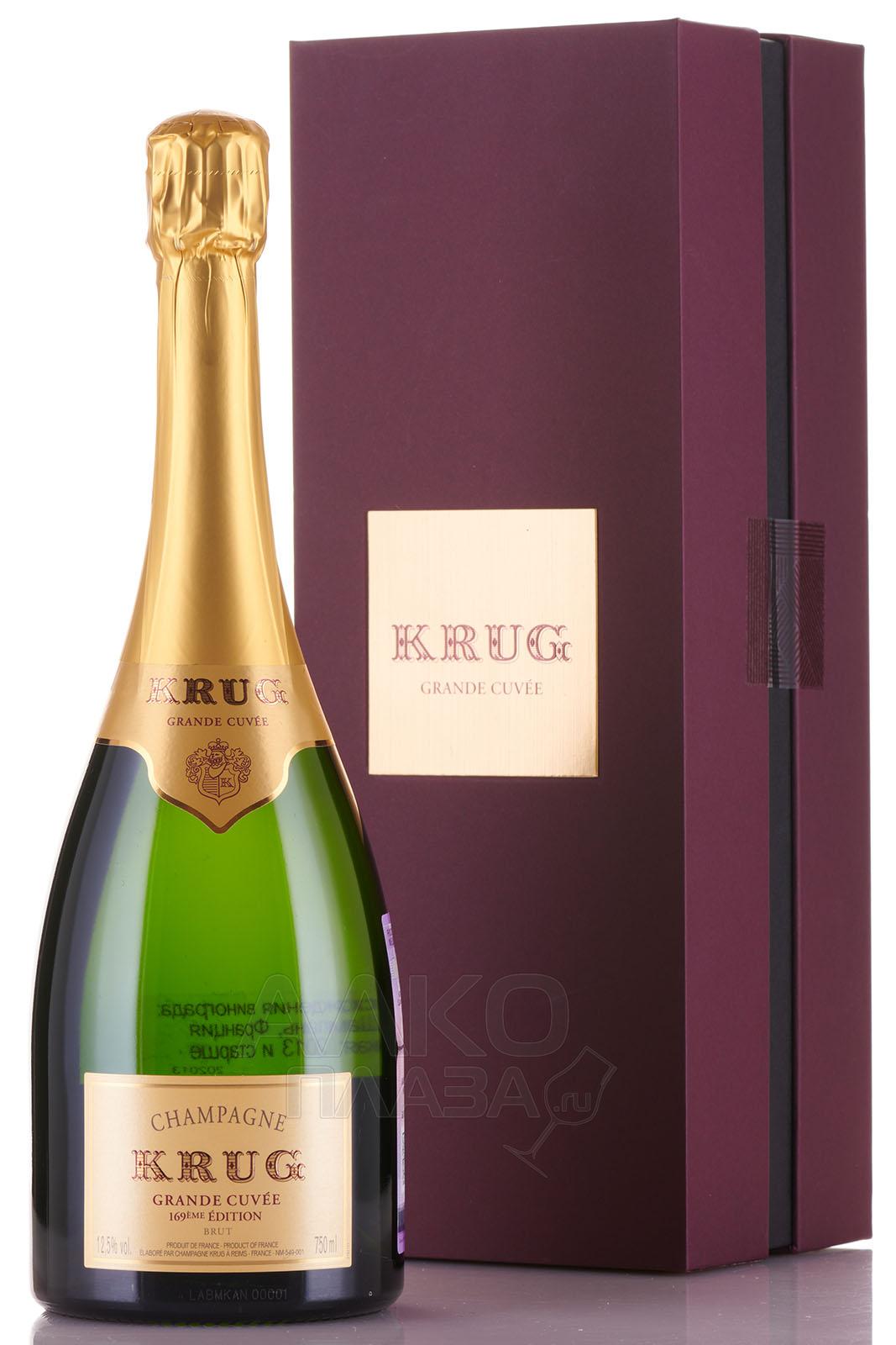 Krug Grande Cuvee gift box - шампанское Круг Гранд Кюве 0.75 л