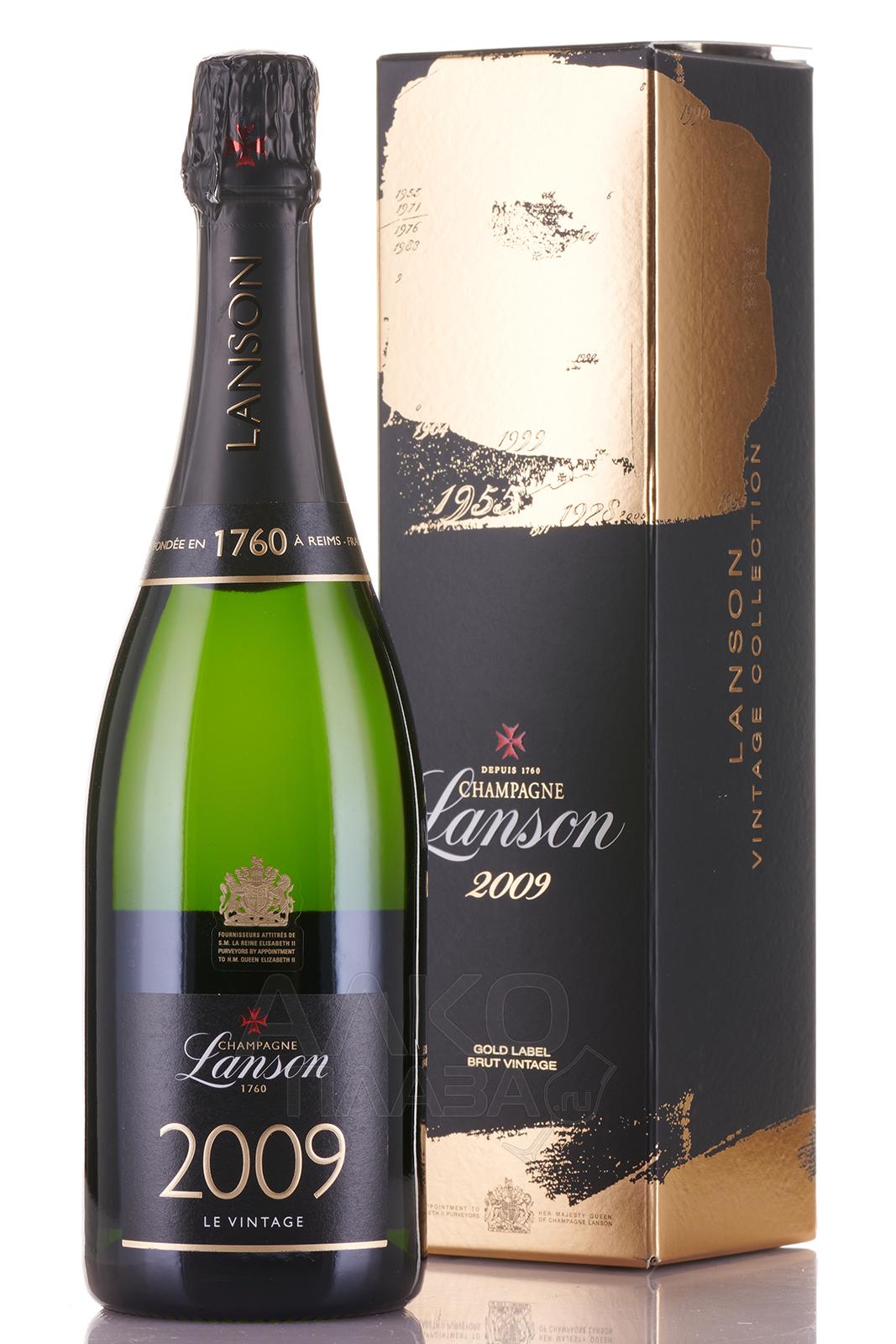 Lanson Gold Label Brut Vintage 2008 -  шампанское Лансон Голд .