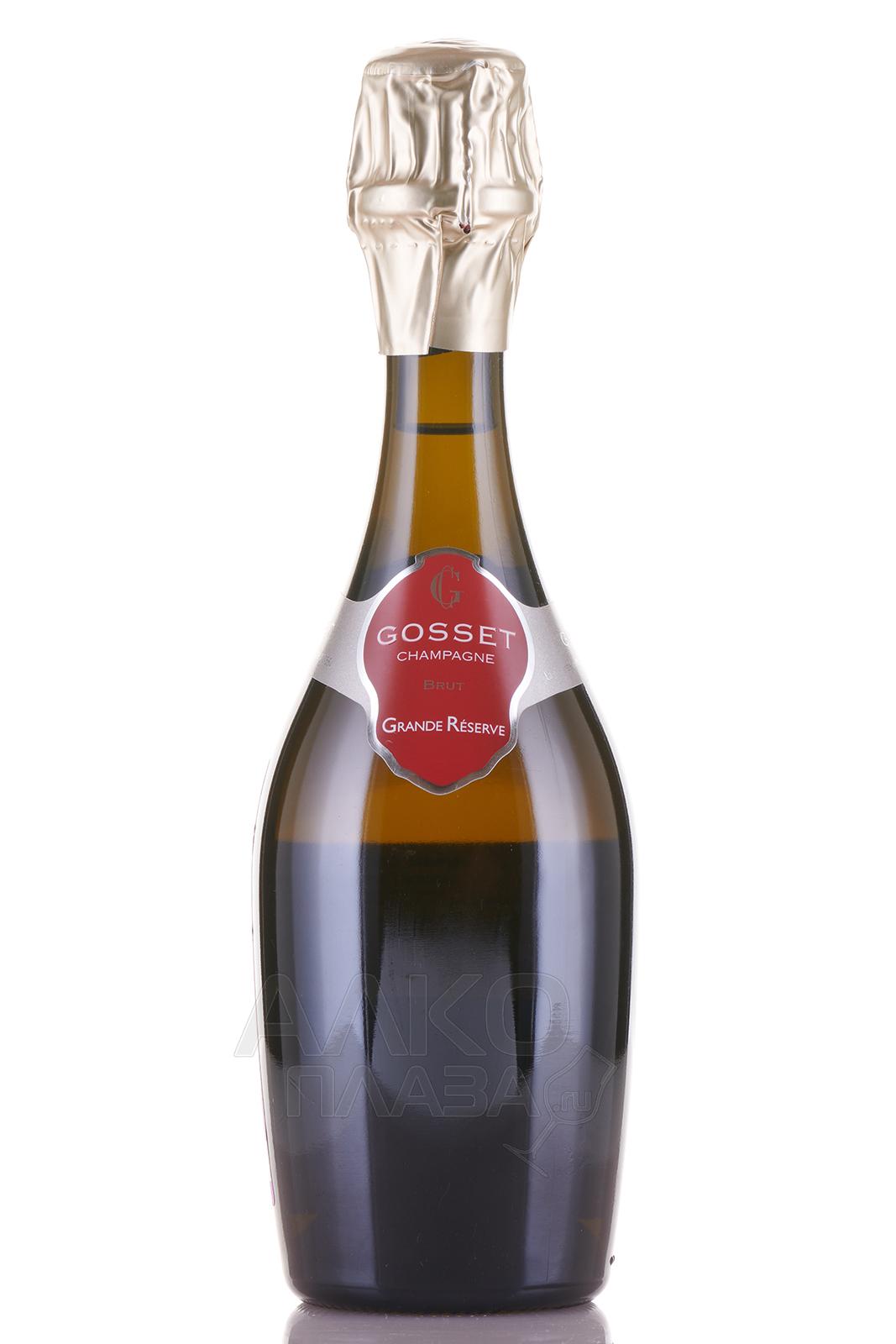 шампанское Gosset Brut Grande Reserve 0.375 л этикетка