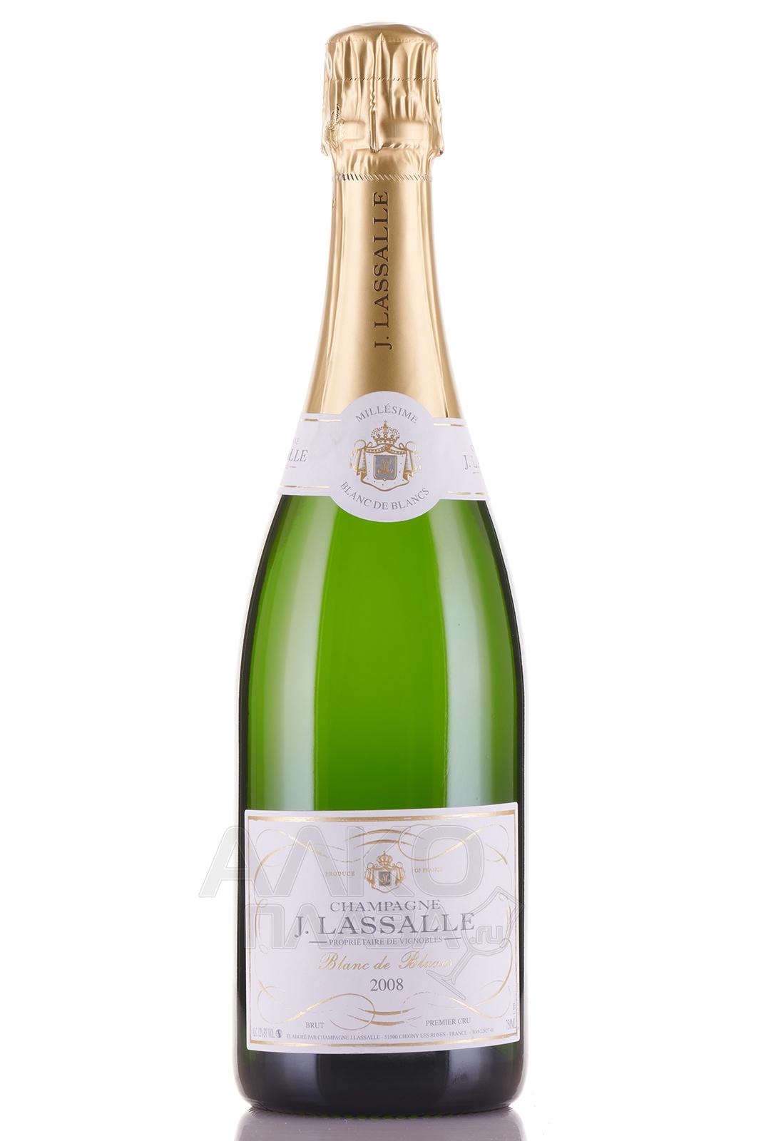J. Lassalle Premier Cru Chigny-Les-Roses Blanc de Blancs 2008 - шампанское Ж.Лассаль Премье Крю Шини-ле-Роз Блан де Блан 0.75 л