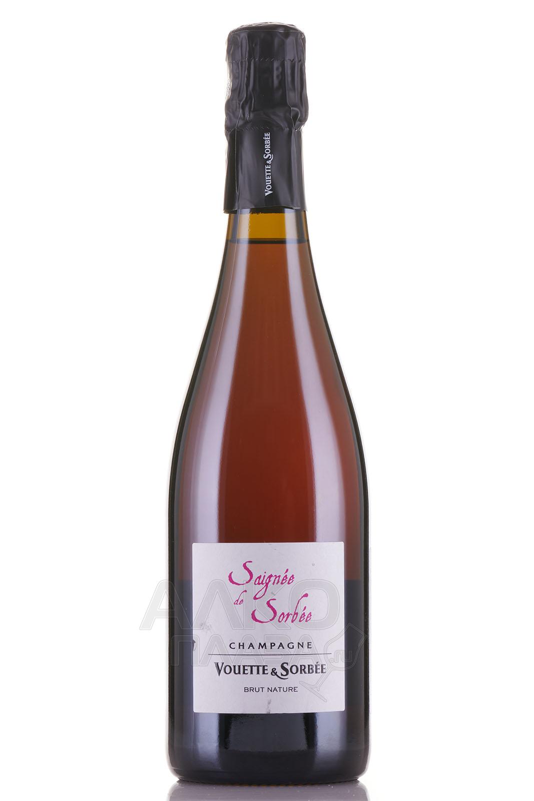 Vouette et Sorbee Cuvee Rose Saignee de Sorbee Extra Brut - шампанское Вуэт э Сорбэ Кюве Розе Санье де Сорбе Экстра Брют 0.75 л