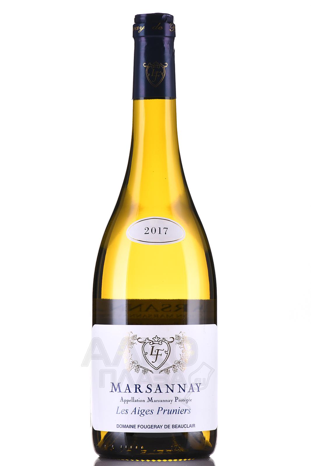 Les Aiges Pruniers Marsannay AOC - вино Лез Эж Прюнье AOC Марсанне 0.75 л белое сухое