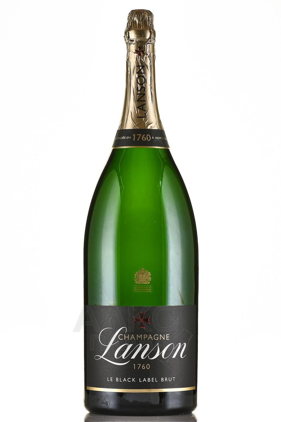 Lanson le Black Label Brut in wooden box -  шампанское Лансон ле .