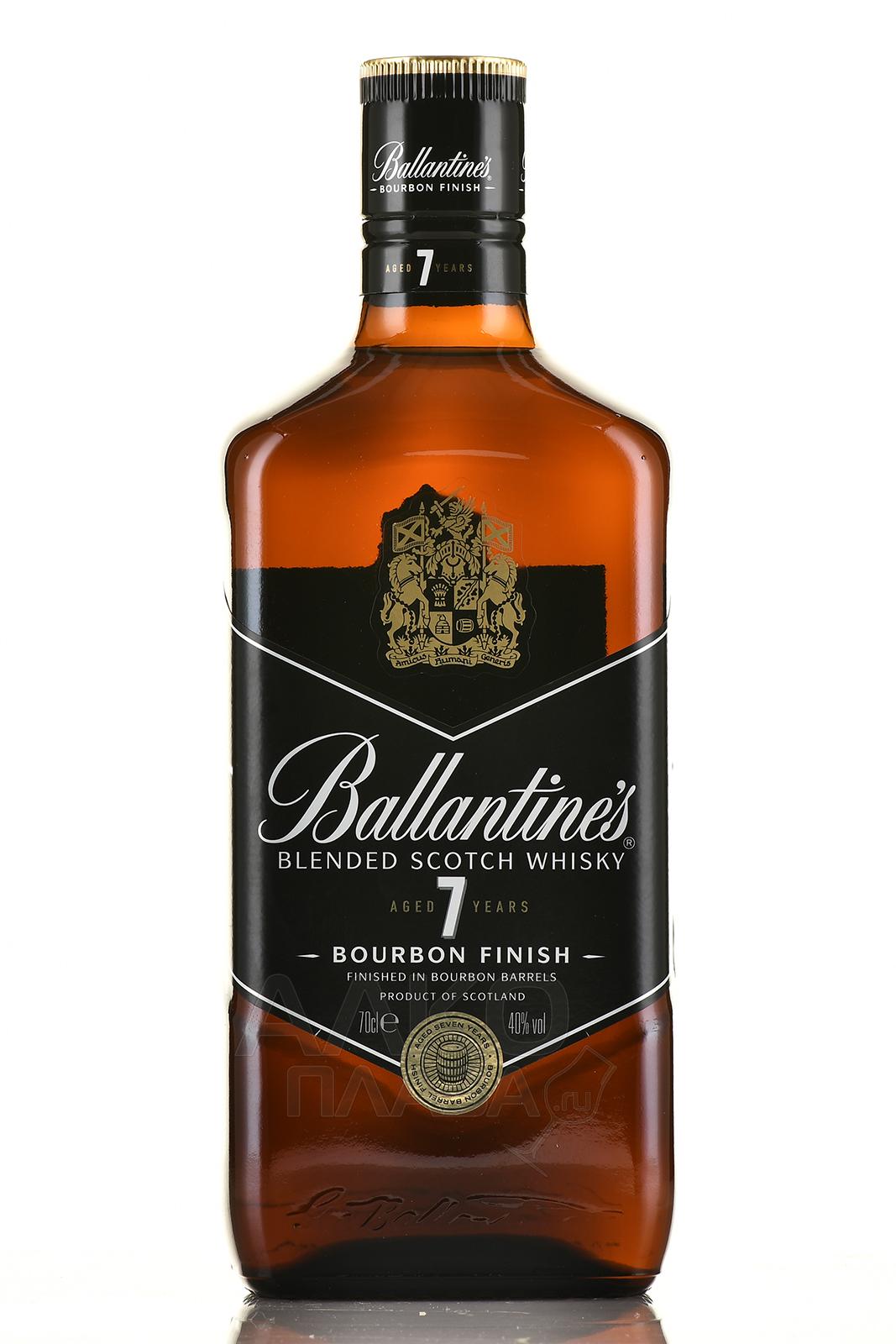 Виски 7 лет купить. Баллантайнс 7 лет Бурбон. Баллантайнс Бурбон финиш. Виски Баллантайнс баррель смуф. Виски Ballantine's Bourbon finish 7 лет 0,7 л.