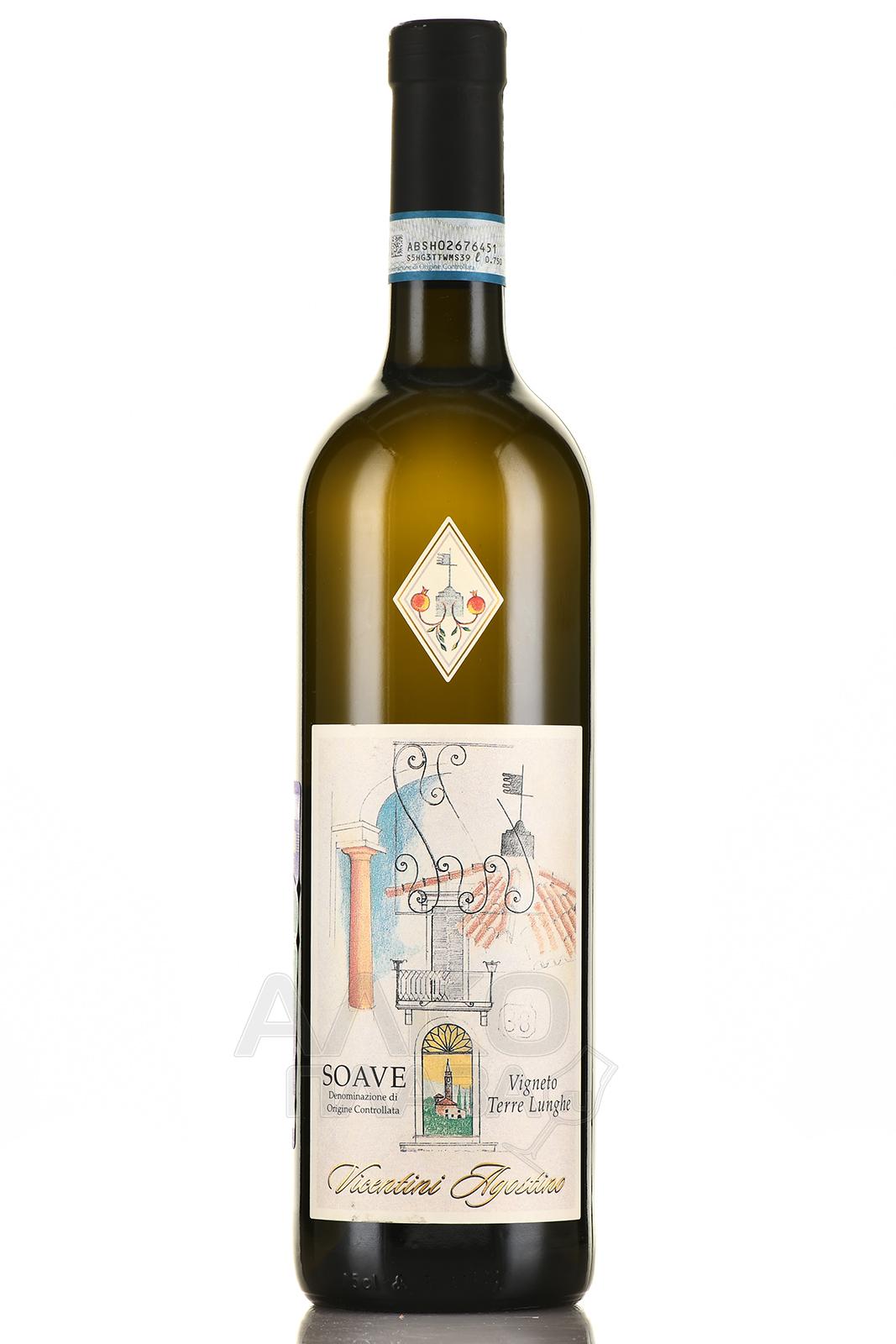 Vicentini Agostino Soave Vigneto Terre Lunghe - вино Вичентини Агостино Соаве Виньето Терре Лунге 0.75 л белое сухое
