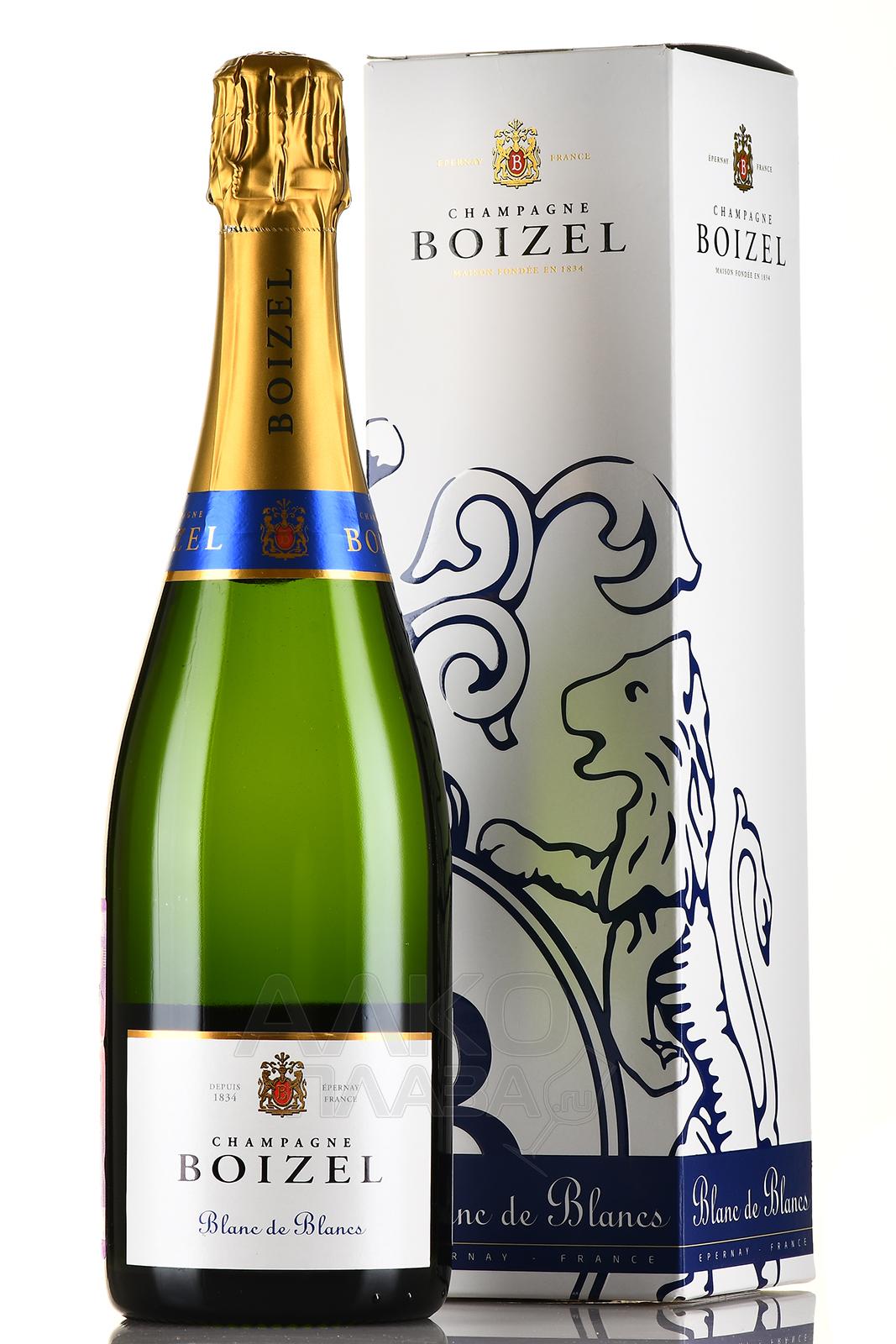 Champagne Boizel Blanc de Blancs Brut - шампанское Шампань Буазель Блан де Блан Брют 0.75 л брют белое в п/у