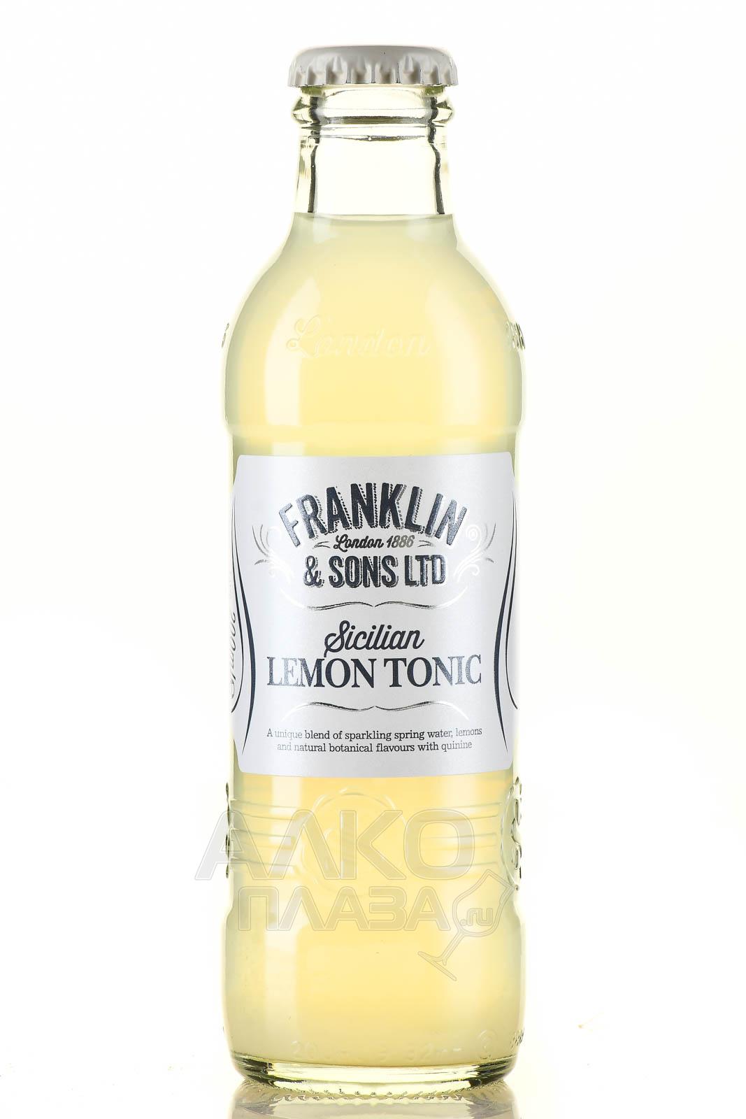 Franklin & Sons Sicilian Lemon Tonic - тоник Франклин Энд Санс Сицилийский Лемон 0.2 л безалкогольный газированный
