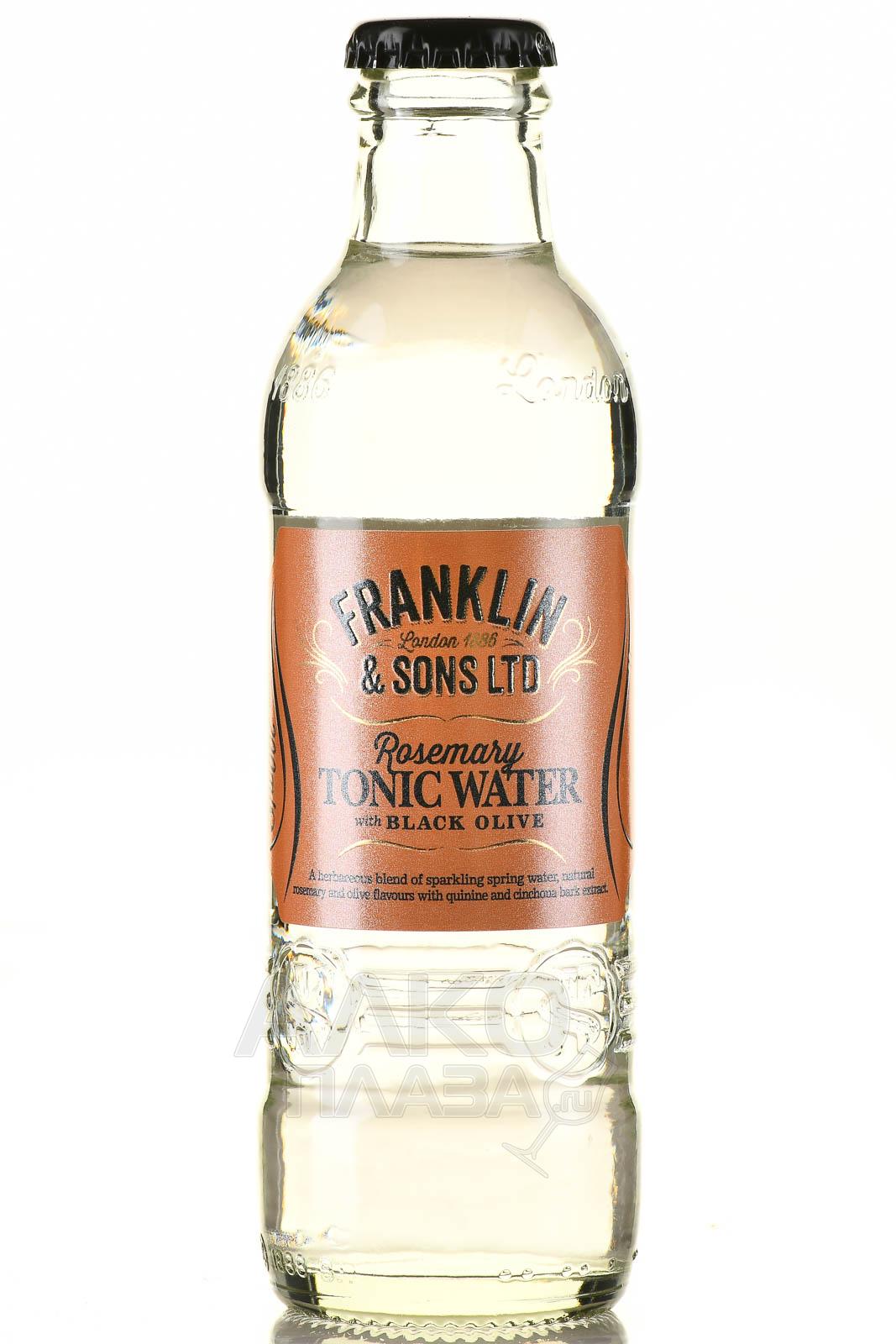 Franklin & Sons Rosemary with Black Olive Tonic - тоник Франклин Энд Санс Розмарин и Чёрная Оливка 0.2 л безалкогольный газированный
