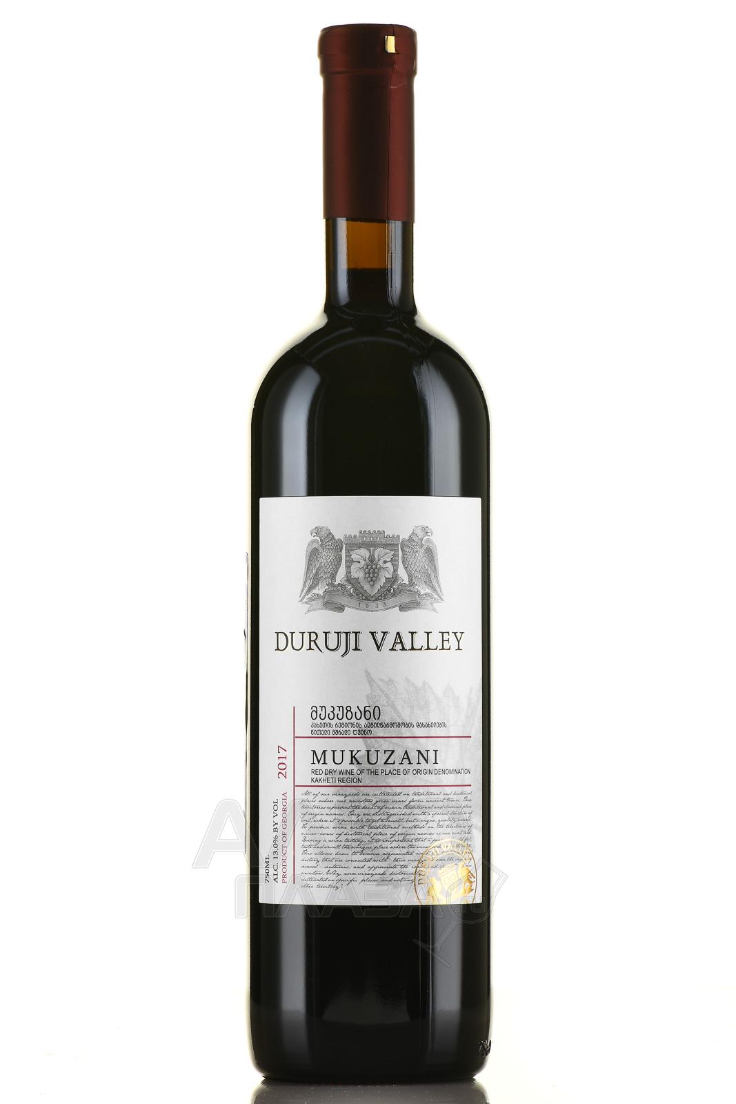 Duruji Valley Mukuzani - вино Дуруджи Валлей Мукузани 0.75 л красное сухое