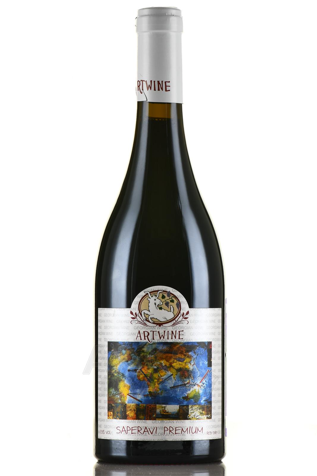 Artwine Saperavi Premium - вино Артвайн Саперави Премиум 0.75 л красное сухое