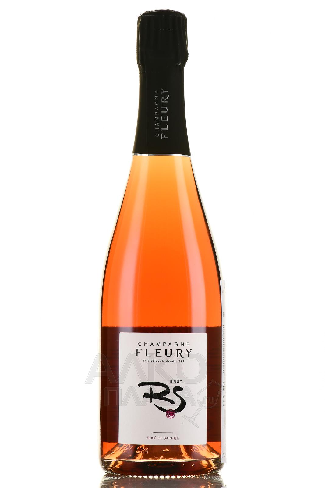 Fleury Rose de Saignee Brut - шампанское Флери Розе де Сене 0.75 л розовое экстра брют