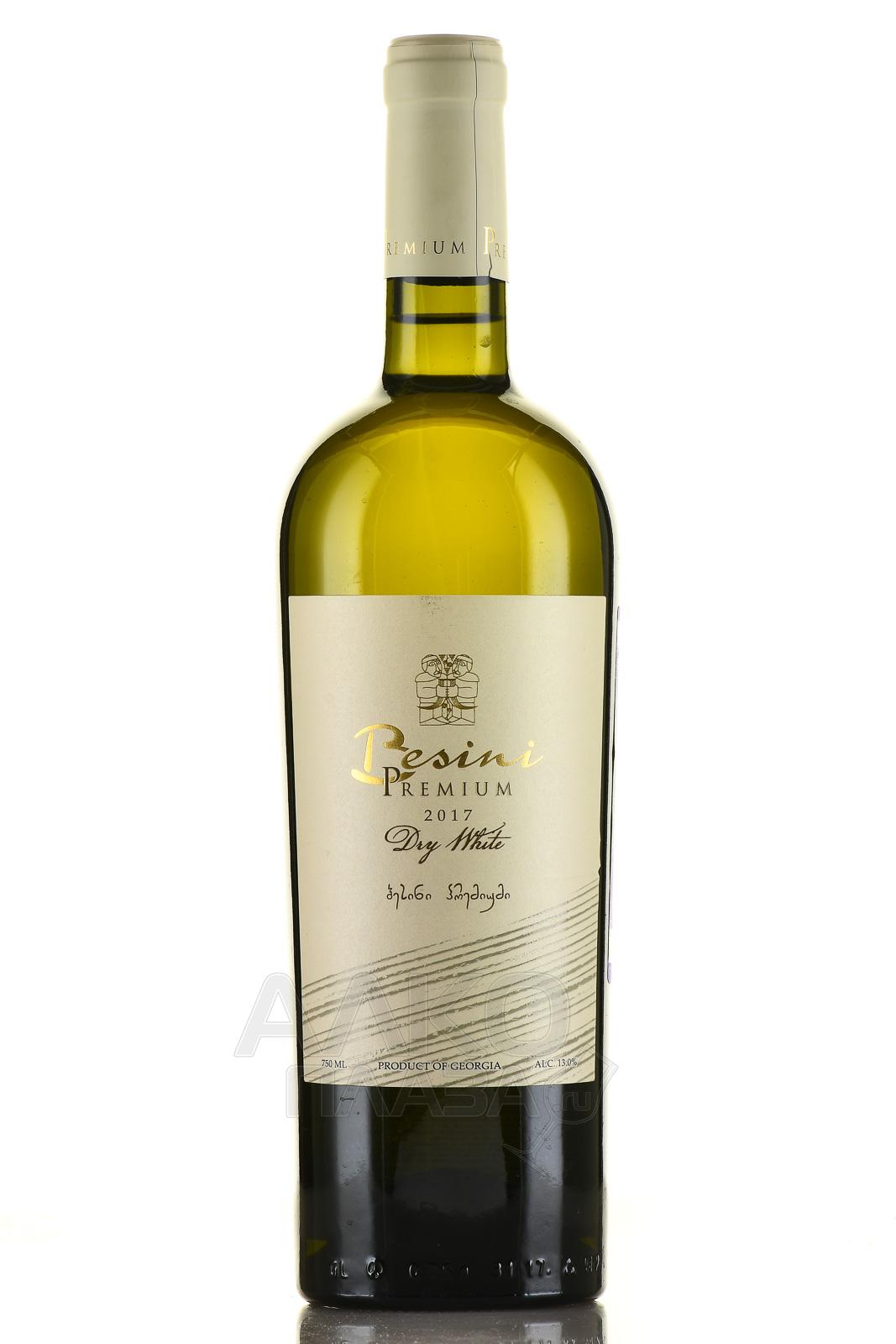Wine Besini Premium Dry White - вино Бесини Премиум 0.75 л белое сухое