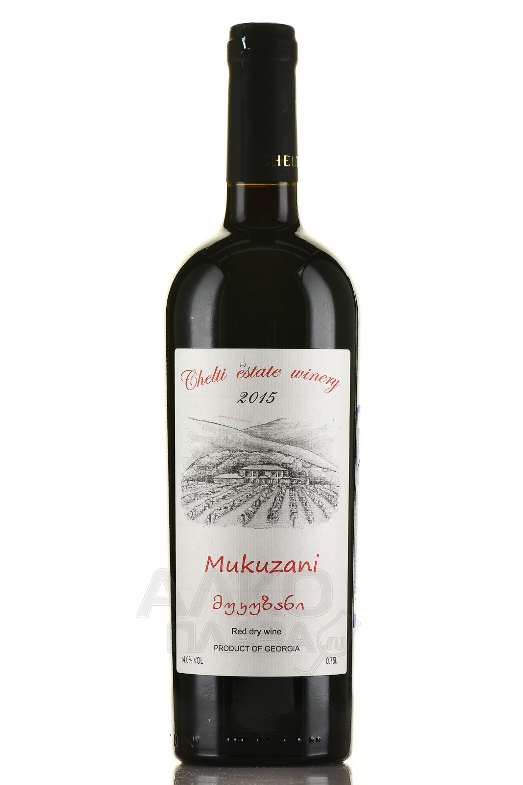 Chelti Estate Mukuzani - вино Мукузани Челти Естате 0.75 л красное сухое