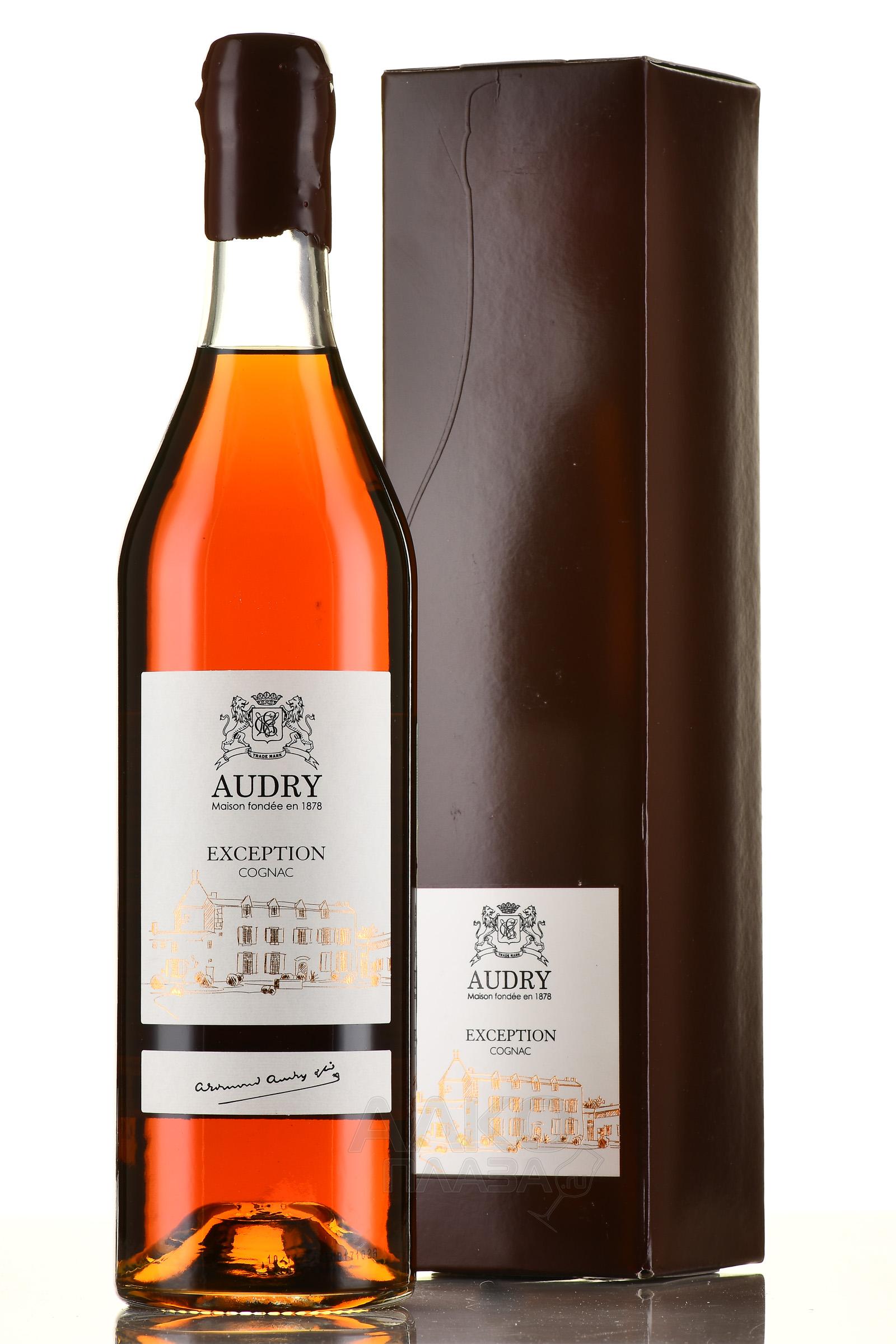 Audry Exception Fine Champagne - коньяк Одри Эксепсьон Фин Шампань 0.7 л в п/у