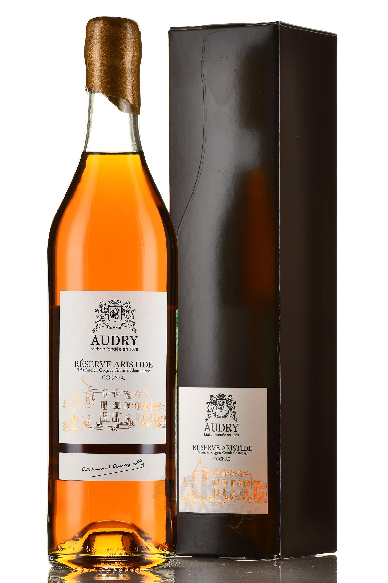 Audry Reserve Arisitide Tres Ancienne Cognac Grande Champagne - коньяк Одри Резерв Аристид Тре Ансьен Коньяк Гранд Шампань 0.7 л в п/у