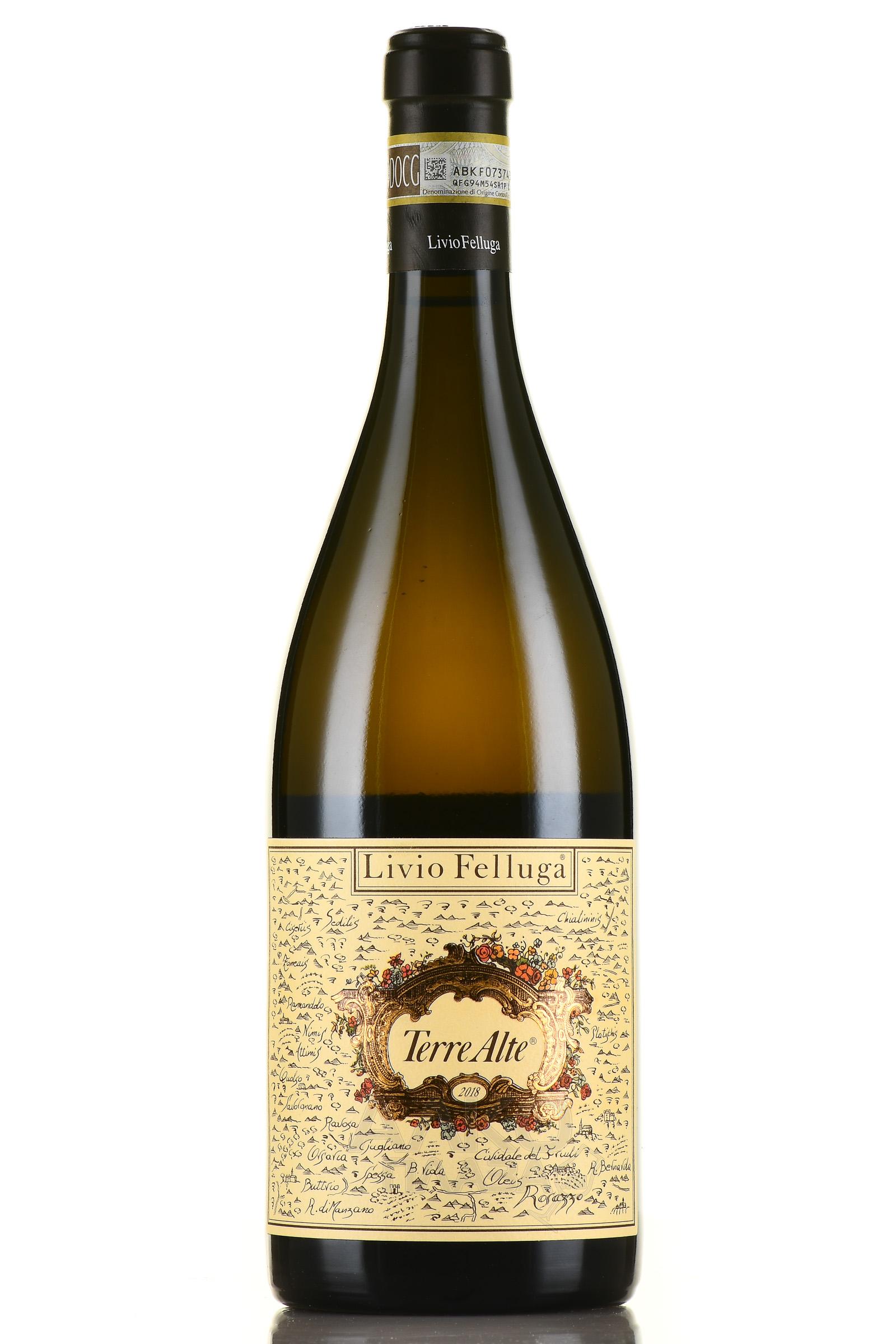 Livio Felluga Terre Alte Rosazzo DOCG - вино Терре Альте Розаццо ДОКГ 0.75 л белое полусухое