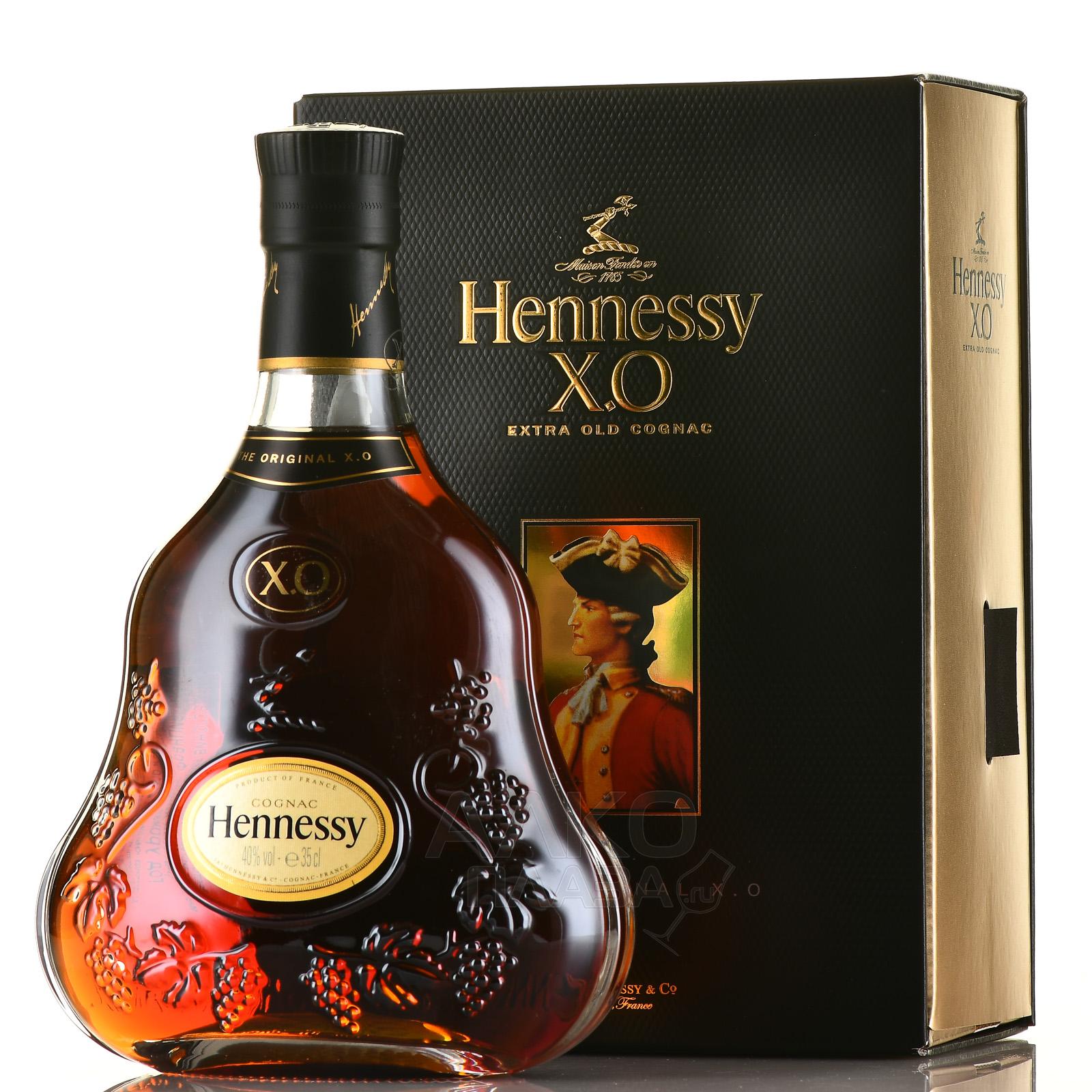 коньяк Hennessy XO 0.35 л в подарочной коробке