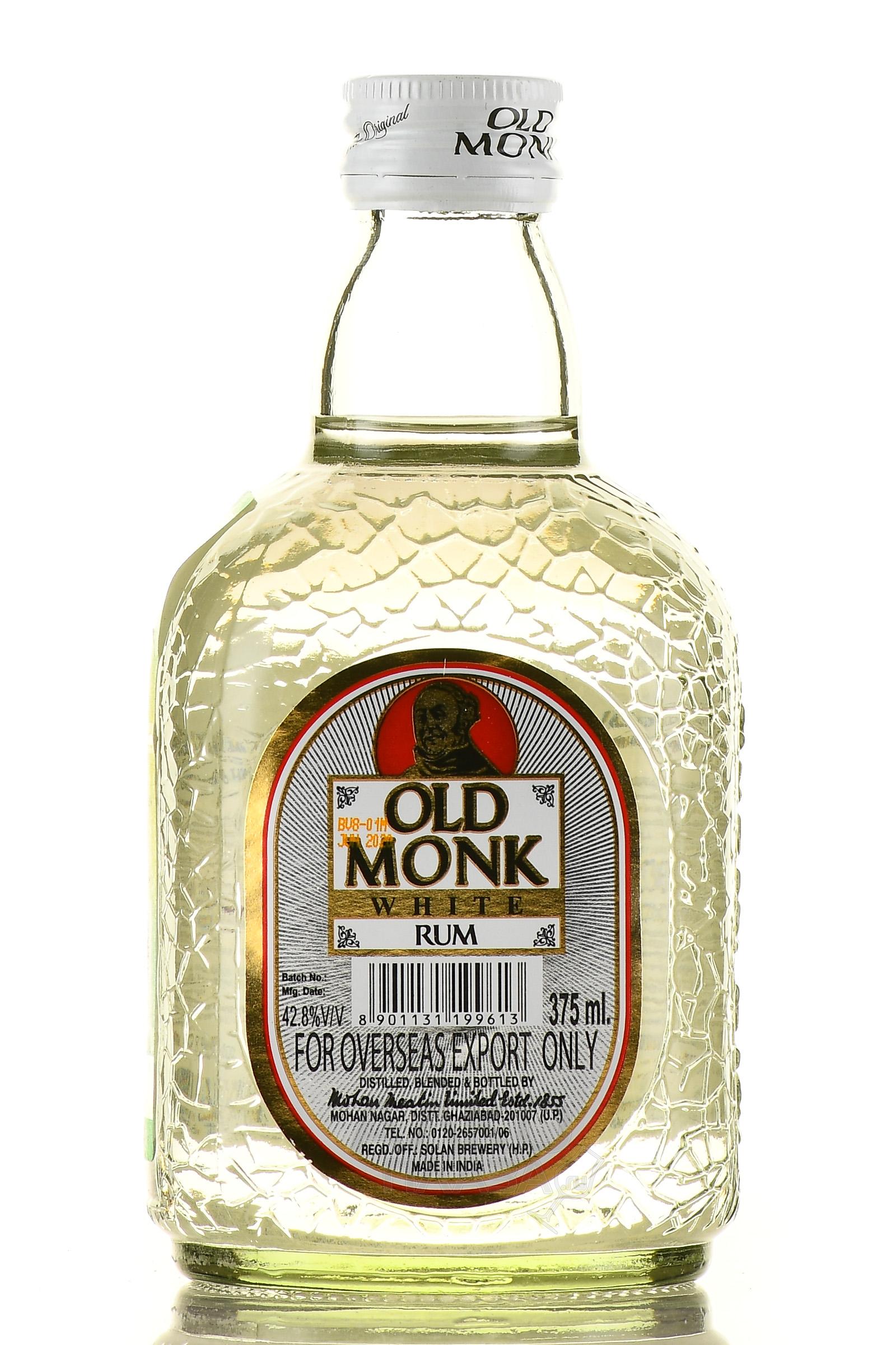 Old Monk White - ром Олд Монк белый 0.375 л