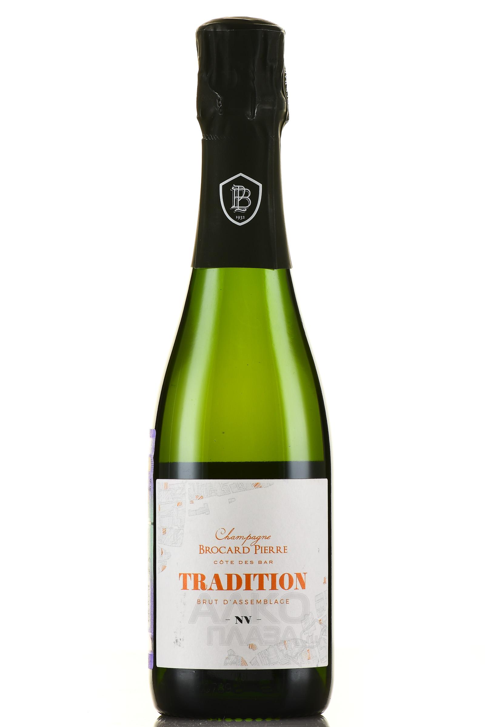Brocard Pierre Tradition Brut d’Assemblage Champagne - шампанское Шампань Брокар Пьер Традисьон Брют д’Ассамбляж 0.375 л белое брют