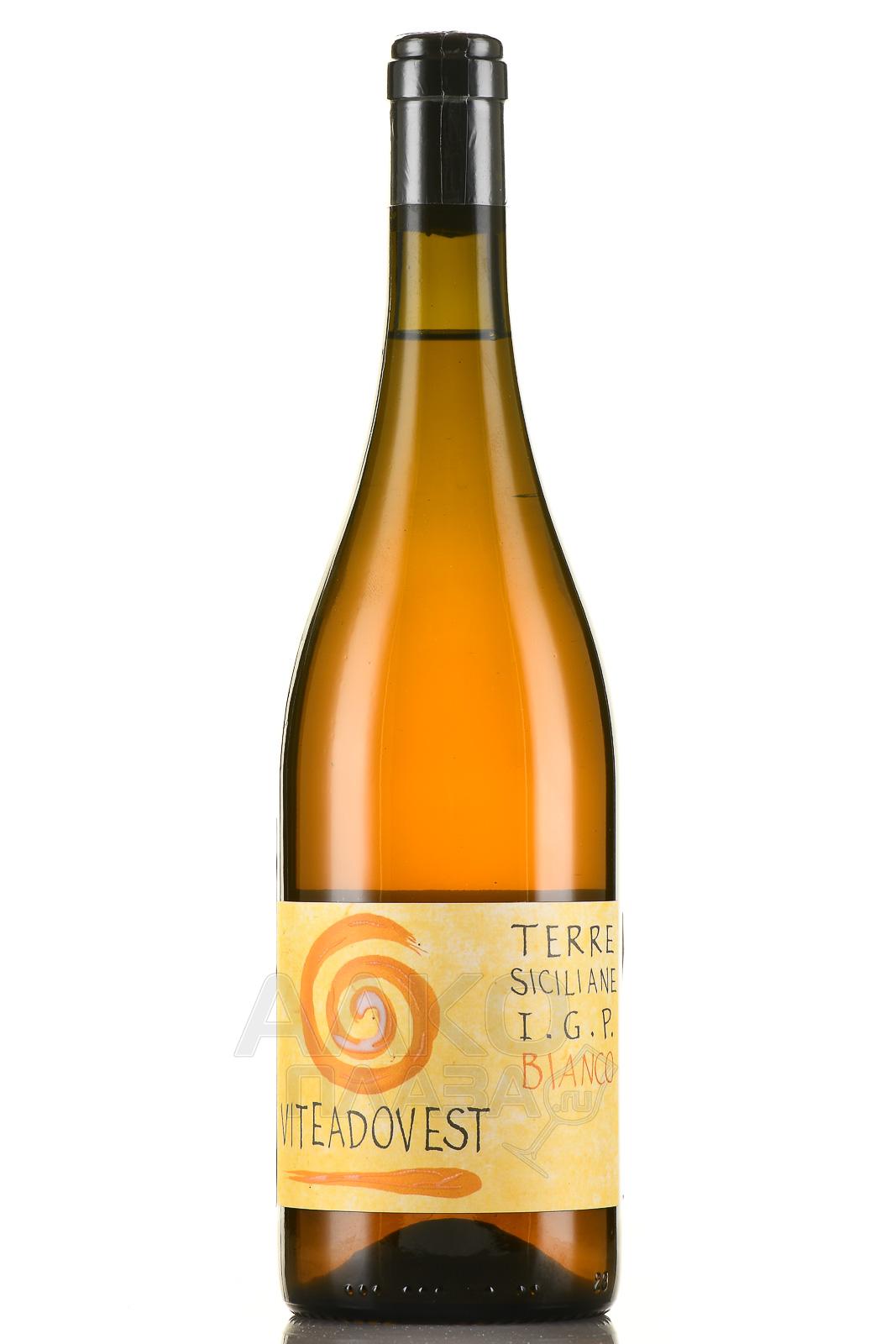 Viteadovest Terre Siciliane Bianco - вино Витедовест Терре Сичилиане Бьянко 0.75 л белое сухое