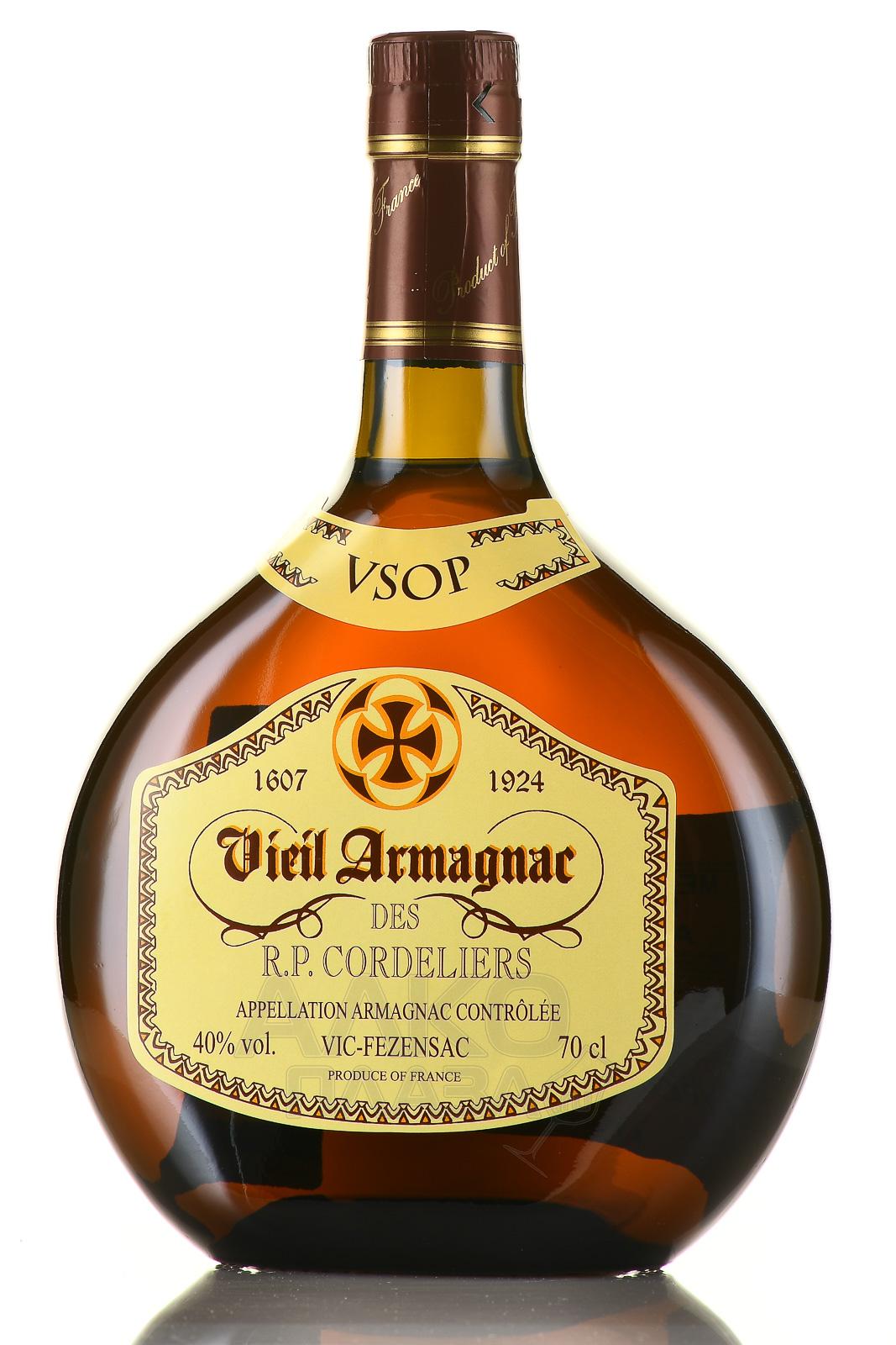 Vieil Armagnac des R.P. Cordeliers VSOP - Вьей Арманьяк де Р.П. Корделье ВСОП 0.7 л