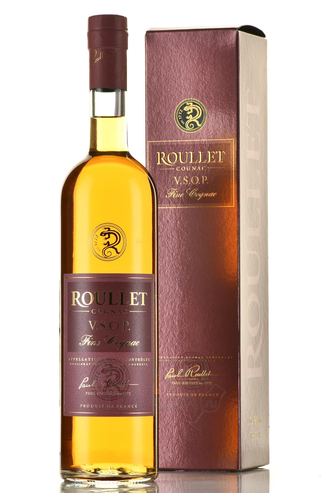 Roullet VSOP Fine Cognac - коньяк Рулле ВСОП Файн 4 летний 0.7 л в п/у