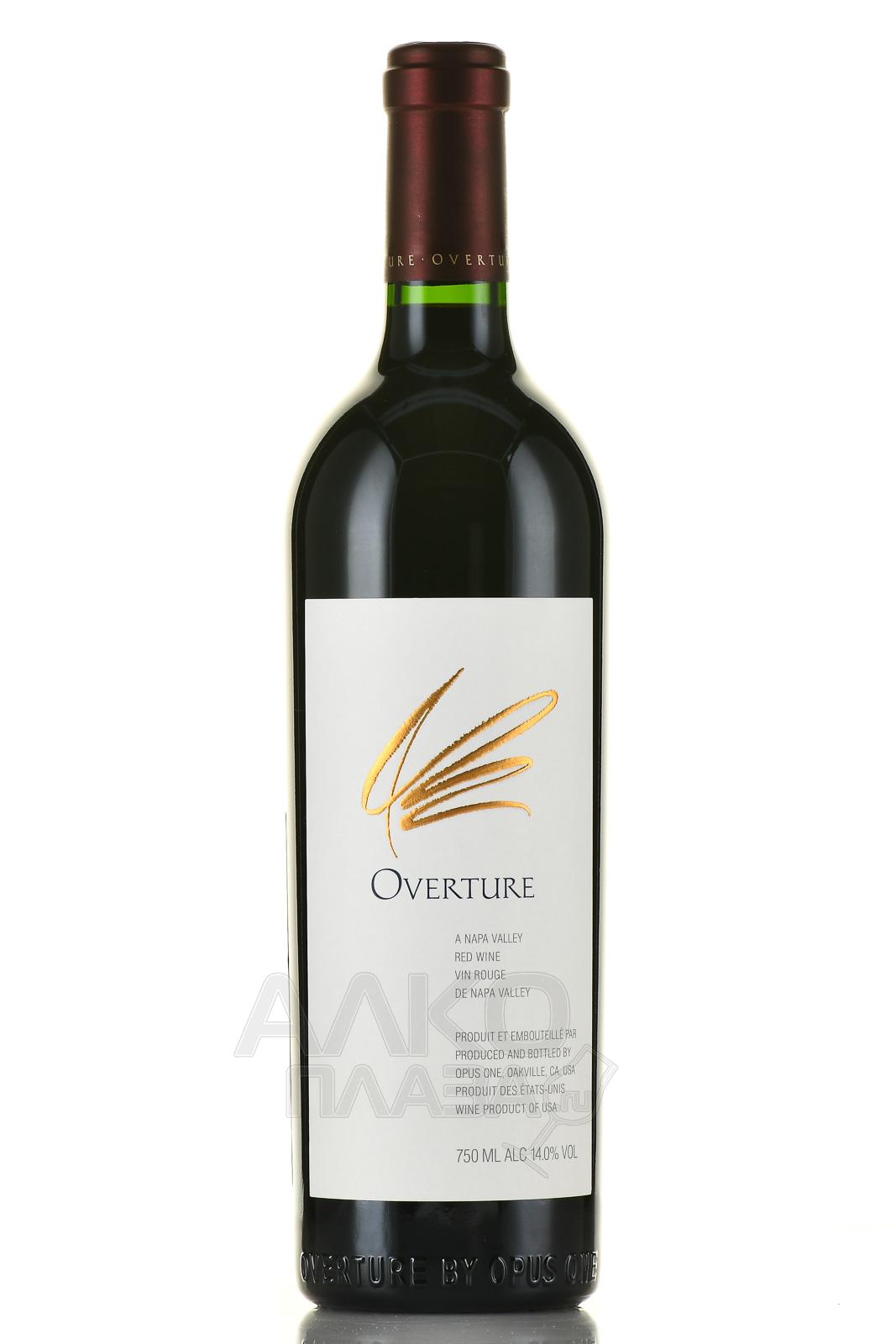 Overture Napa Valley Opus One - вино Увертюр Напа Вэлли Опус Уан 2016-17-18 годы урожаев 0.75 л красное сухое