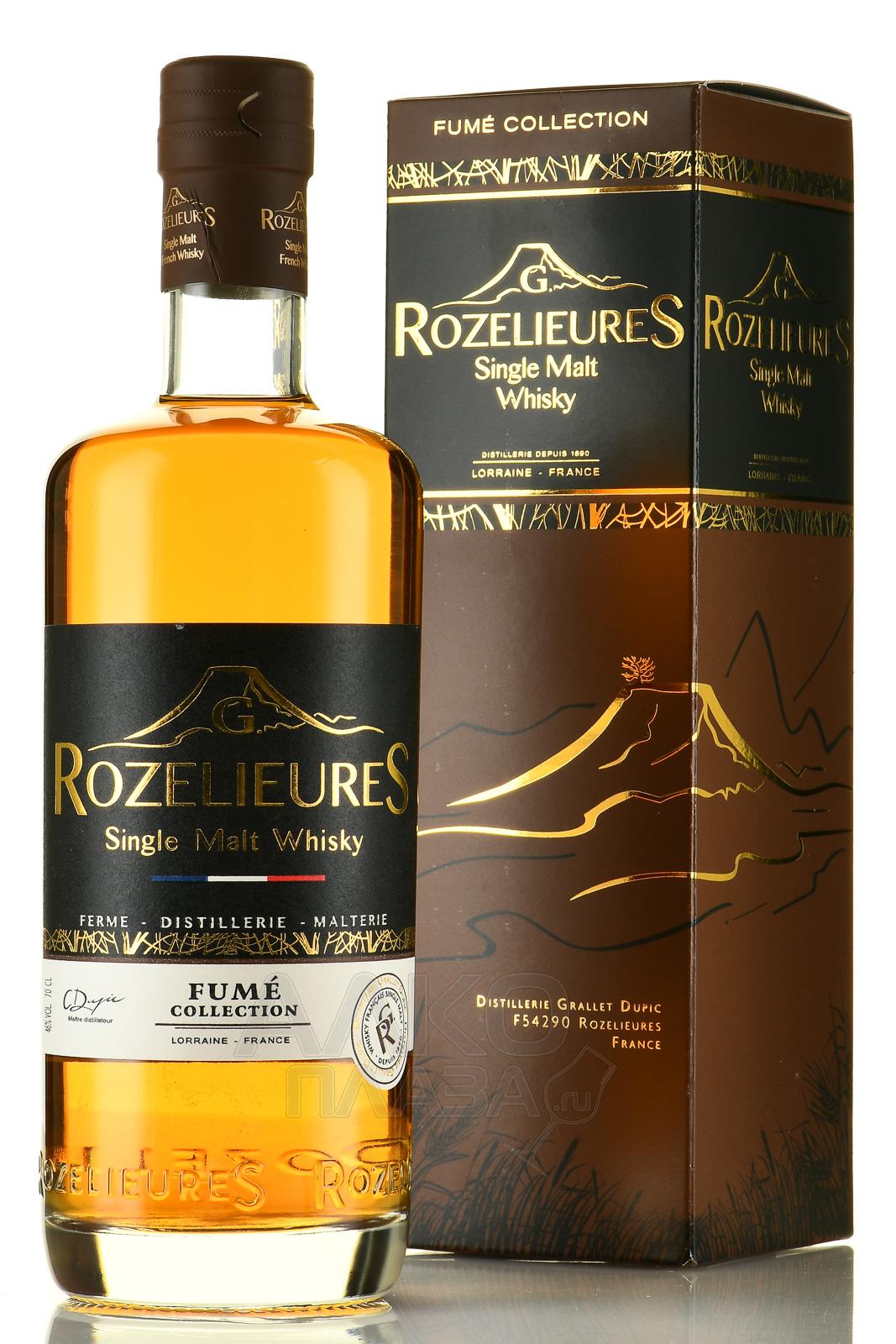 Whisky Rozelieures - Collection Fumé